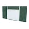 Ghent Combo Whiteboard/Bulletin, Mag Por/Rcycld, Styl E, 4 ft H x 16 ft W, Tan Spckd SPC416E-ATR-TN - alternate 1